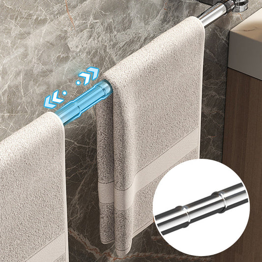 Barre porte-serviettes à ventouse réglable