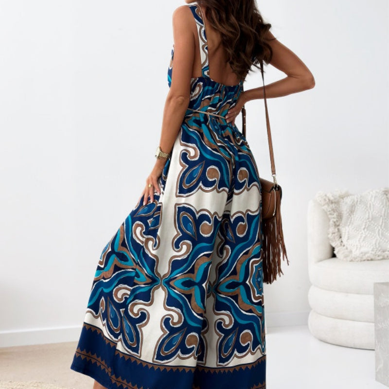 🔥2025 ventes chaudes🔥Combinaison dos nu tendance pour femme avec ceinture à pompons