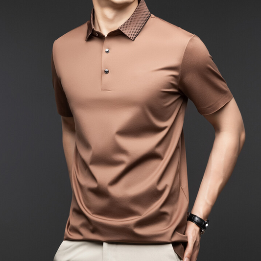 ✨Nouvelle arrivée en solde✨Polo boutonné en coton mercerisé de haute qualité pour homme