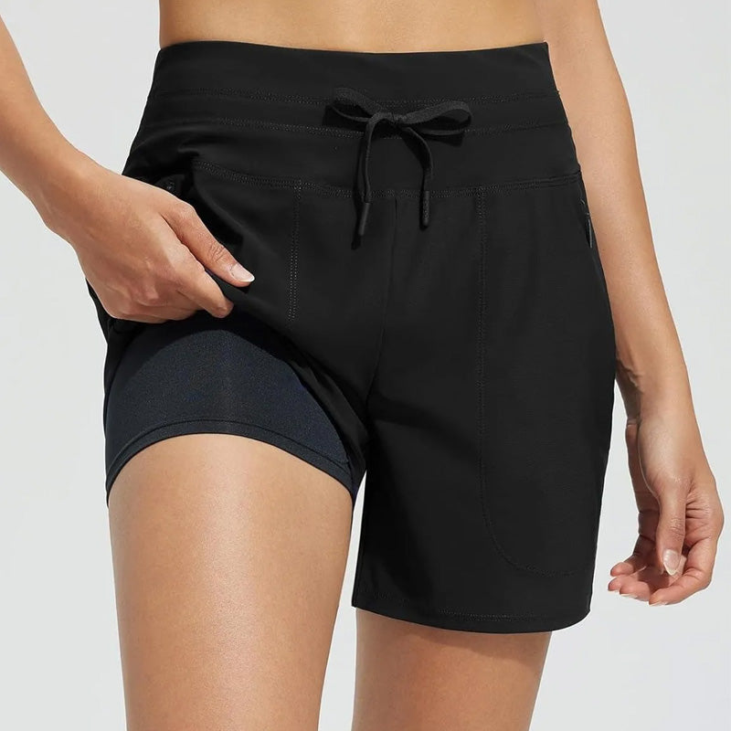 🌞  Summer Hot Sale 50% de réduction  Short de sport 2 en 1 : sport, confort et style