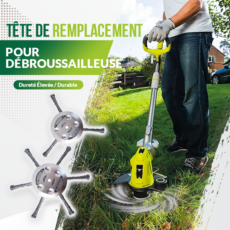 📢CHETEZ 1, OFFERT 1 ! 🔧 Tête de Remplacement pour Débroussailleuse – Universelle, Installation Facile & Construction Durable pour Jardinage 🌿