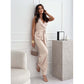 ☀️Frauen Col en V sans manches Solid Jumpsuit🕊️