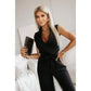 ☀️Frauen Col en V sans manches Solid Jumpsuit🕊️
