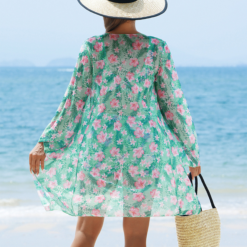 Ensemble bikini 3 pièces avec tunique pour femme