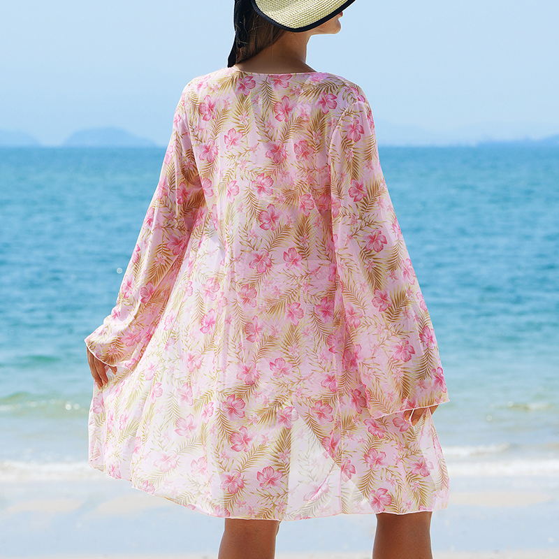 Ensemble bikini 3 pièces avec tunique pour femme