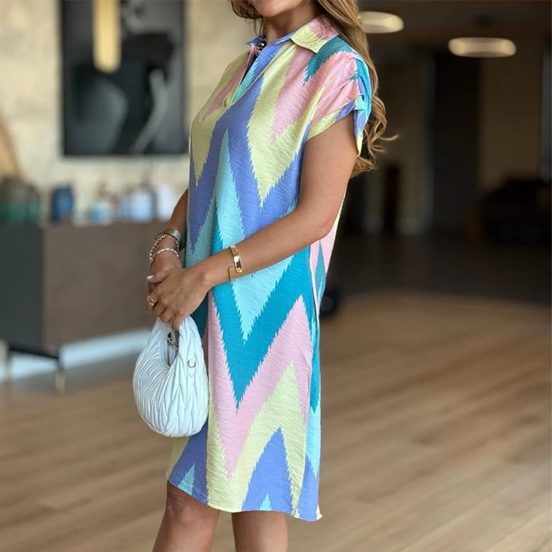 2025 Nouveau design💕🎁Charmante robe pour femme à la coupe ample et à l'imprimé