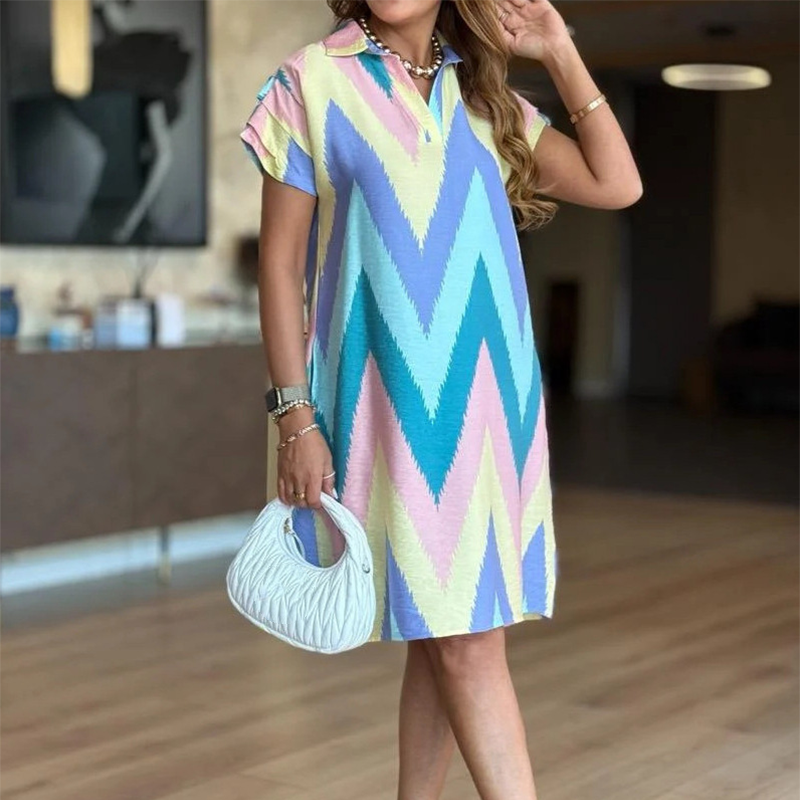 2025 Nouveau design💕🎁Charmante robe pour femme à la coupe ample et à l'imprimé