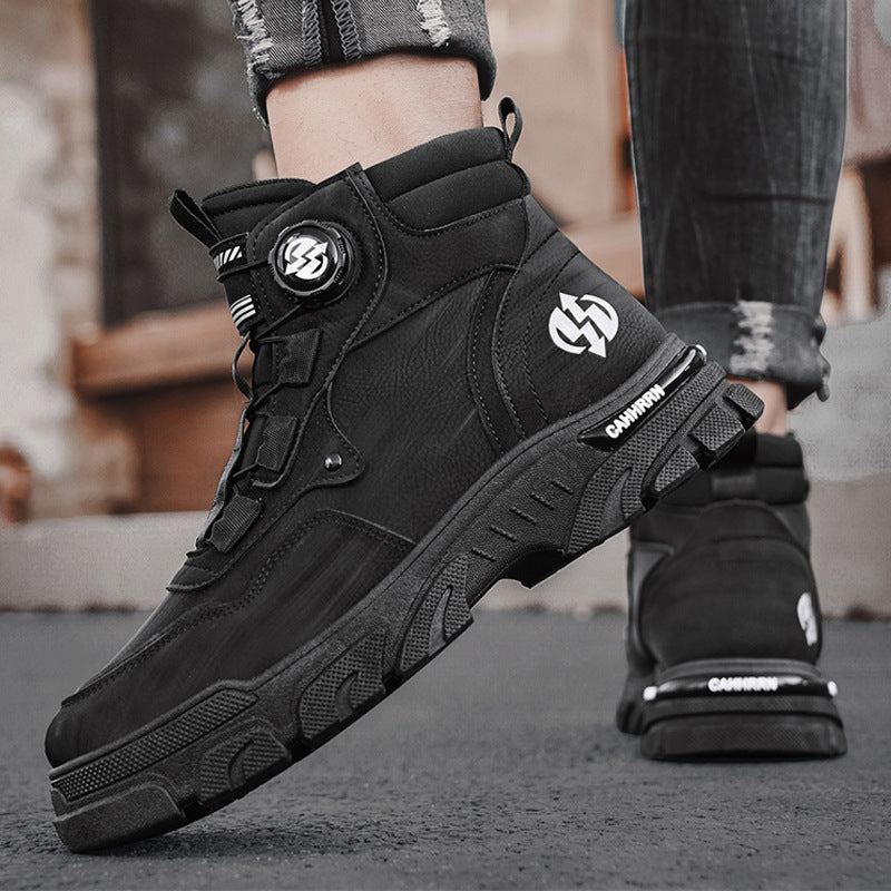 ⏳Offre spéciale à durée limitée⏰ Chaussures de travail pour hommes à boucle pivotante pour l'extérieur (imperméables, antidérapantes, confortables et respirantes)