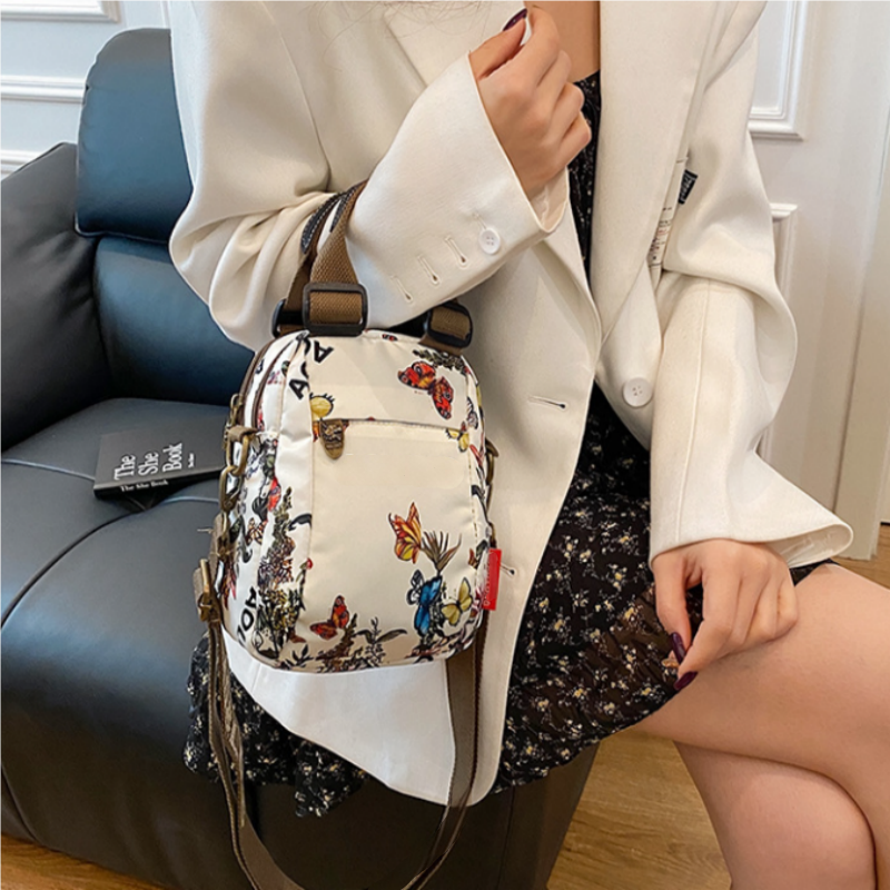 Sac à bandoulière multicouche imprimé mode pour femme