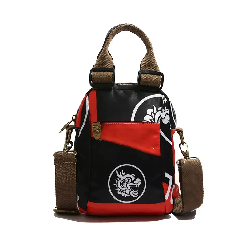 Sac à bandoulière multicouche imprimé mode pour femme