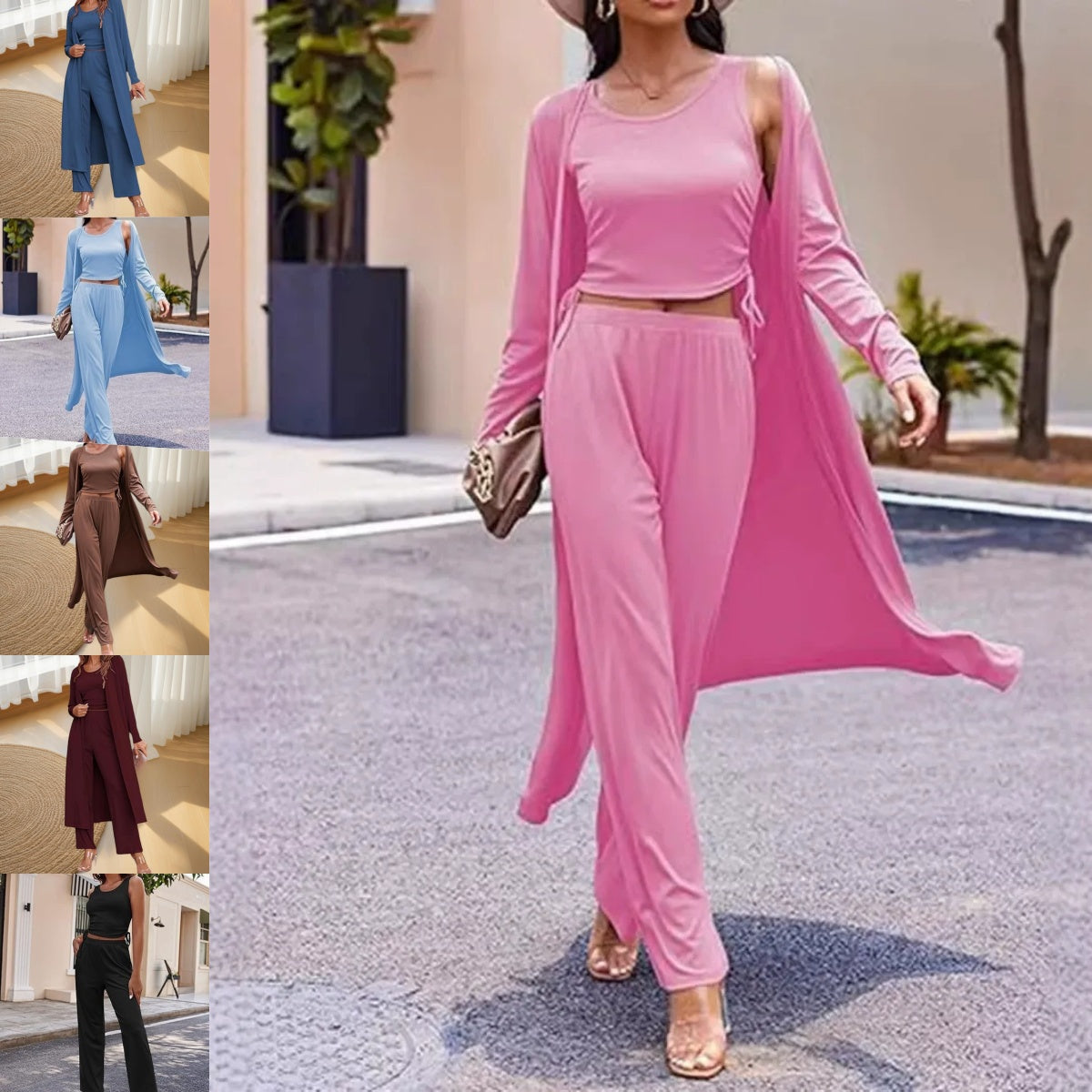 💐Nouveautés d'automne -50 %💖Ensemble décontracté 3 pièces pour femme