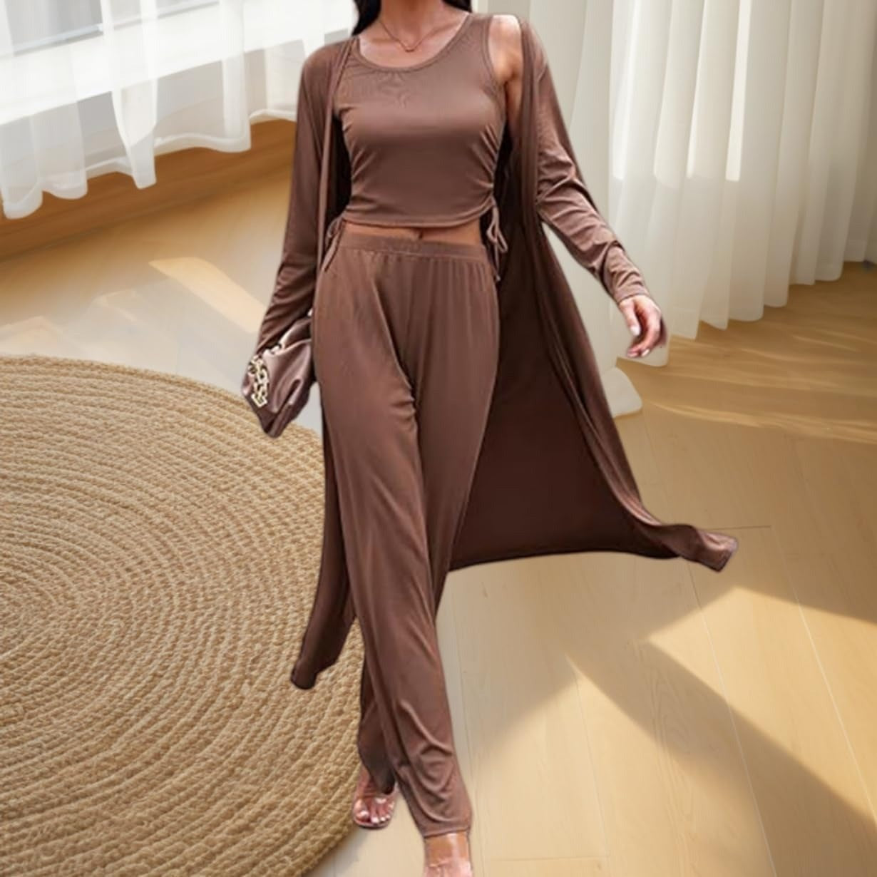 💐Nouveautés d'automne -50 %💖Ensemble décontracté 3 pièces pour femme