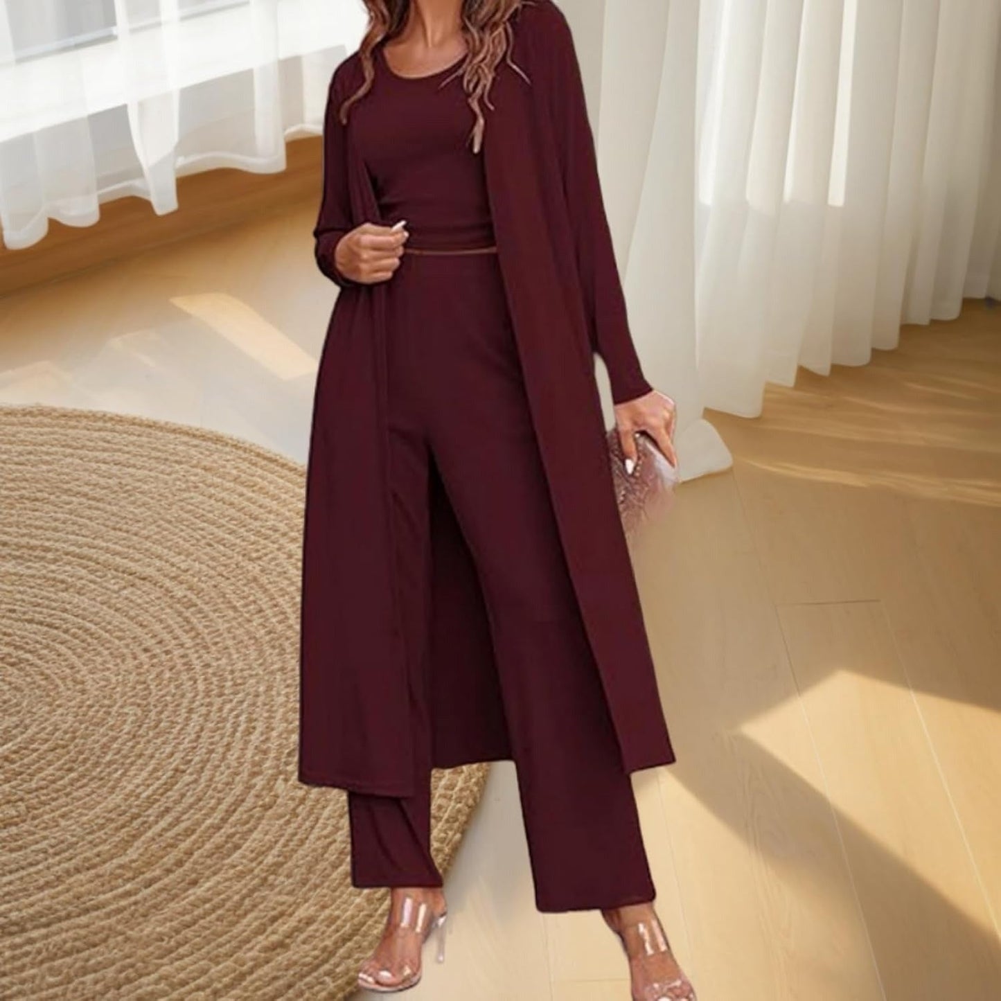 💐Nouveautés d'automne -50 %💖Ensemble décontracté 3 pièces pour femme