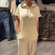 🔥Robe longue à capuche et manches courtes pour femmes