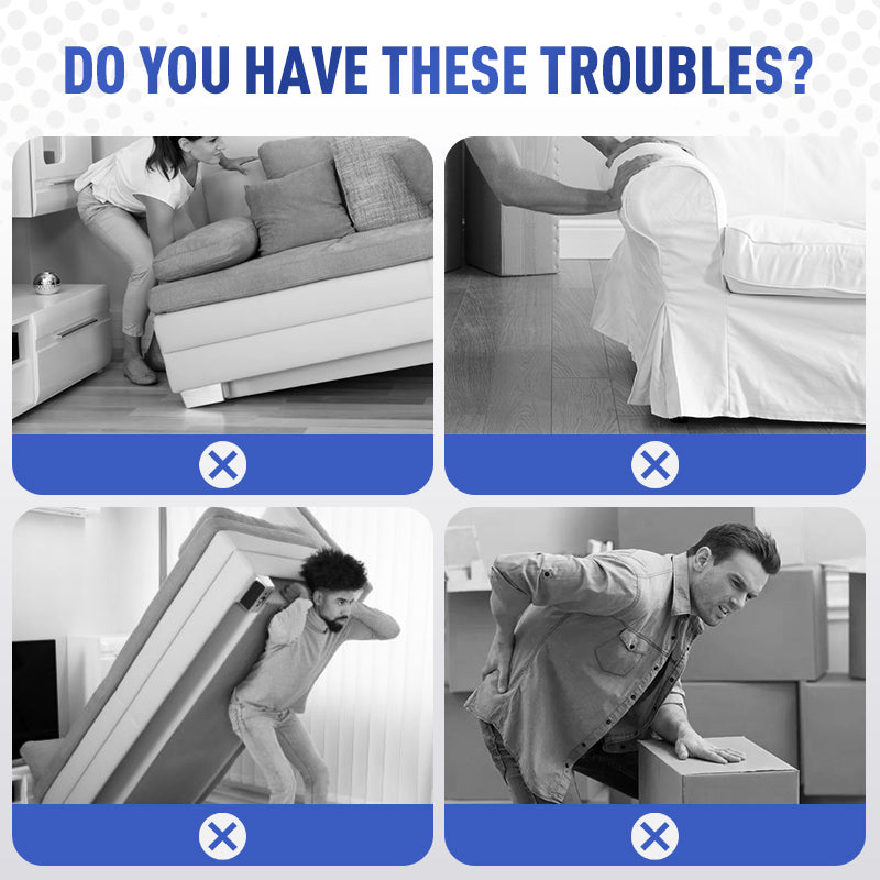 Déménageurs de meubles lourds avec roues