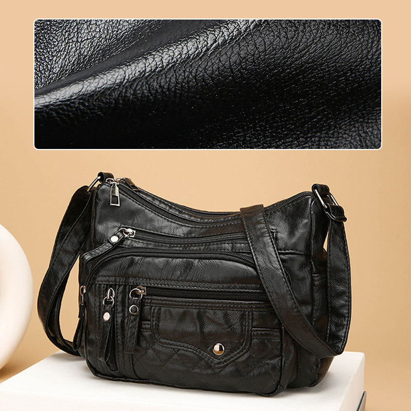 Sac à bandoulière simple à multiples poches pour femme