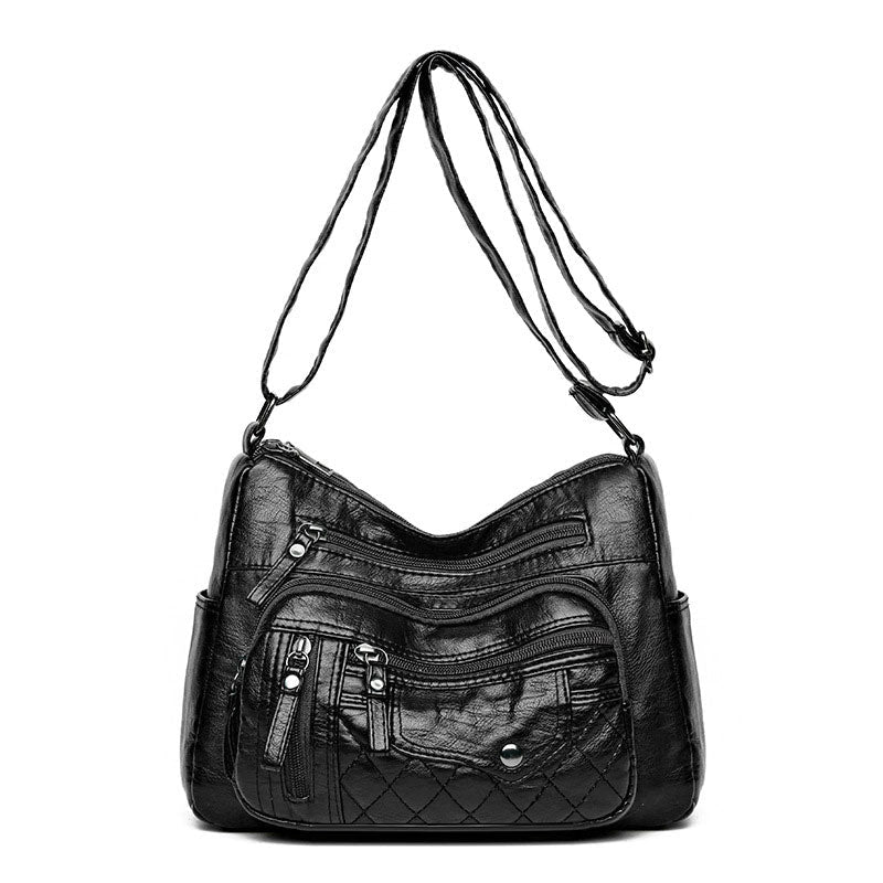 Sac à bandoulière simple à multiples poches pour femme