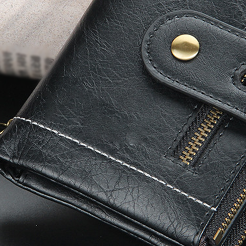 Portefeuille pour homme grande capacité avec chaîne