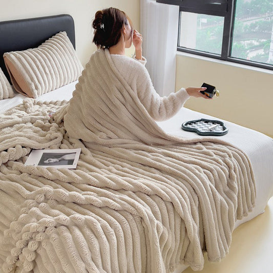 🛏️ 50% DE RÉDUCTION ! ❄️ Jeté Super Doux Luxueux - Chaleur Légère et Confort Ultime pour Canapé ou Lit, Lavable en Machine 🏠📦