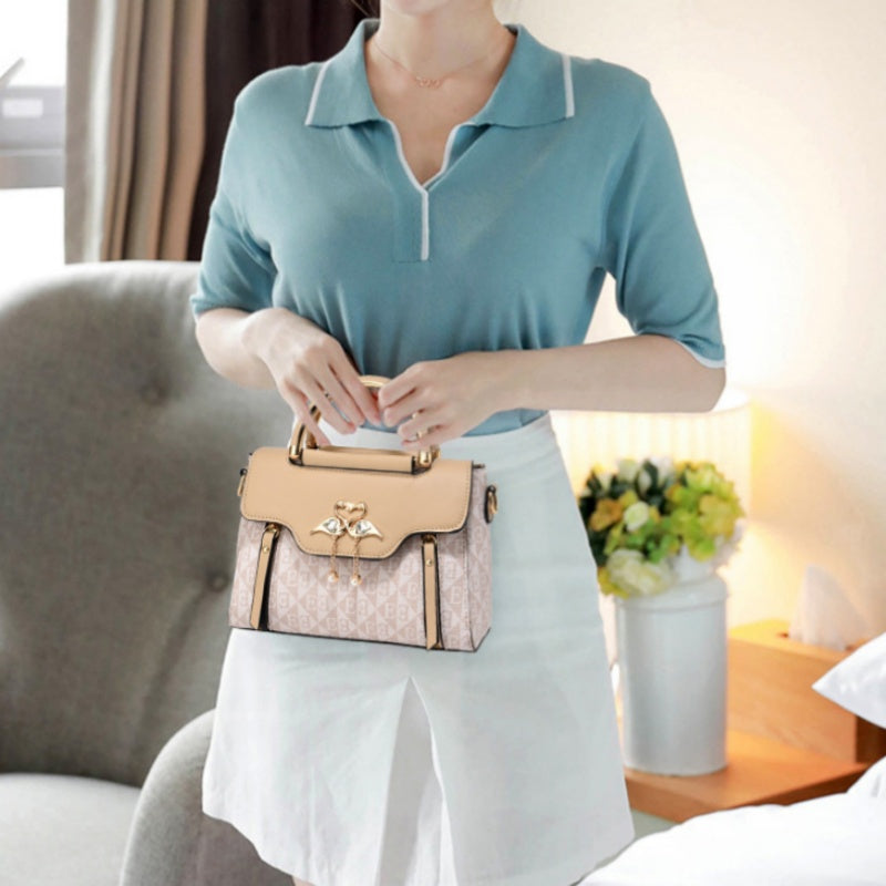 Sac à bandoulière élégant en cuir PU pour femme