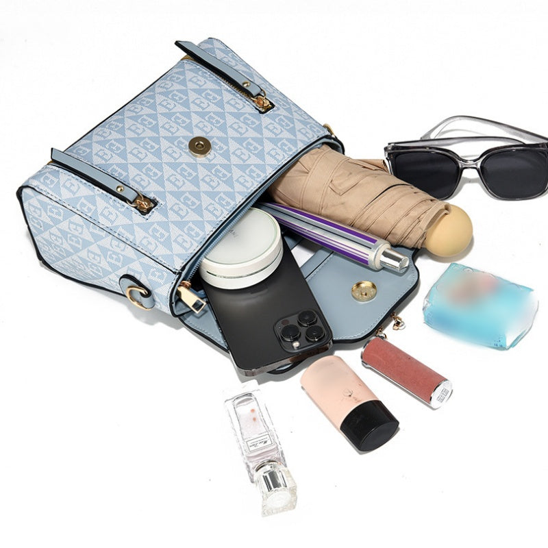 Sac à bandoulière élégant en cuir PU pour femme