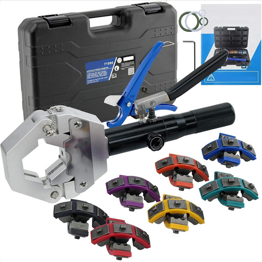 🔥Livraison gratuite sur tous les articles🔥 50 % DE RÉDUCTION – Kit de sertissage hydraulique portable pour tuyaux 🛠️✨