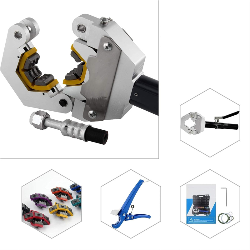 🔥Livraison gratuite sur tous les articles🔥 50 % DE RÉDUCTION – Kit de sertissage hydraulique portable pour tuyaux 🛠️✨