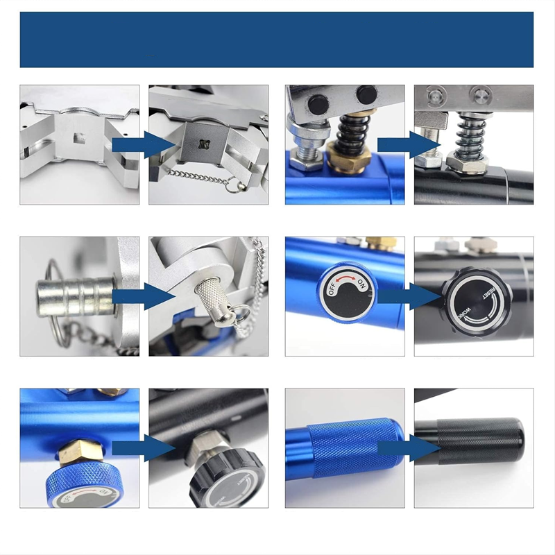 🔥Livraison gratuite sur tous les articles🔥 50 % DE RÉDUCTION – Kit de sertissage hydraulique portable pour tuyaux 🛠️✨