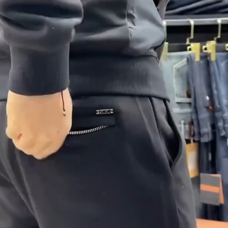 Ensemble deux pièces veste et pantalon décontractés pour homme