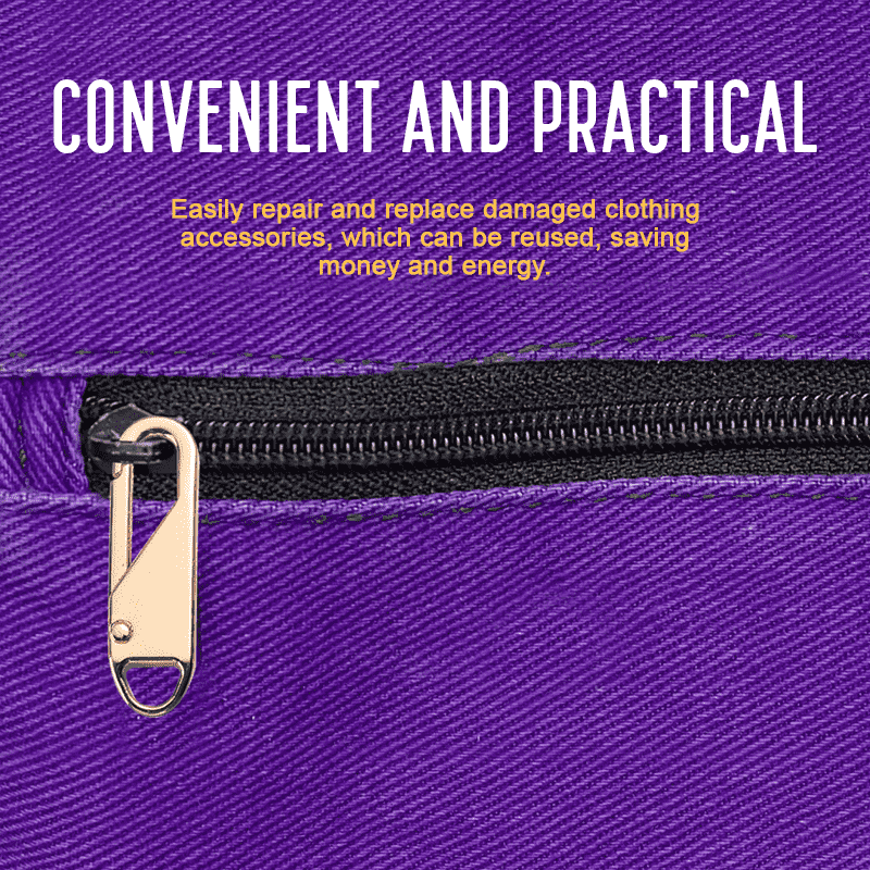 🛠️ 50% DE RÉDUCTION ! ✨ Tirette Universelle pour Fermeture Éclair (8PCS) - Design Détachable et Personnalisable, Installation Facile sans Outils 🔗📦