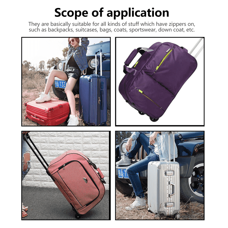 🛠️ 50% DE RÉDUCTION ! ✨ Tirette Universelle pour Fermeture Éclair (8PCS) - Design Détachable et Personnalisable, Installation Facile sans Outils 🔗📦