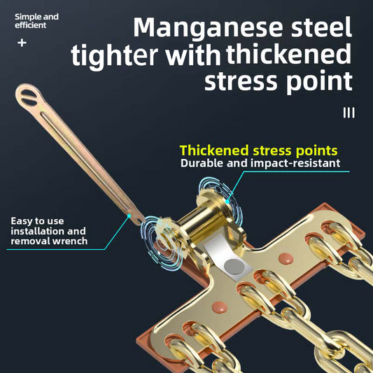 🛞Chaînes à neige antidérapantes universelles pour pneus de voiture