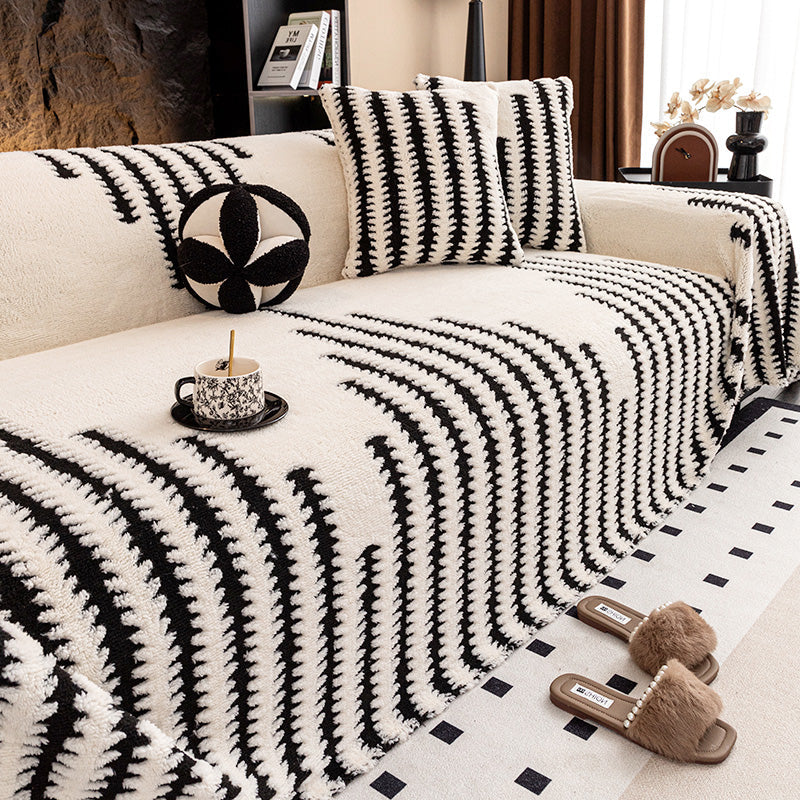 📢50% DE RÉDUCTION!✨Housse de canapé douce et antidérapante en peluche