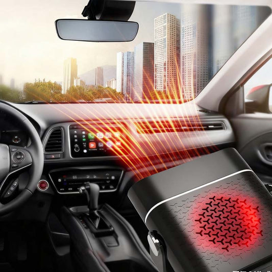Calentador portátil para coche 2 en 1 con rotación 360°