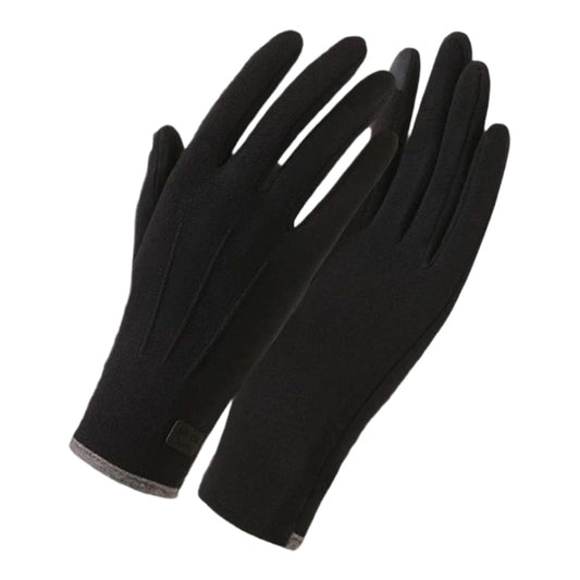 Gants chauds et coupe-vent avec fonction écran tactile et prise antidérapante