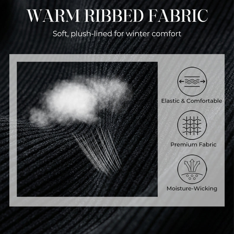 ✨ 50 % de réduction ! Pantalon Chaud Femme à Taille Haute – Doublure en Peluche, Coupe Amincissante & Poches Profondes 🖤