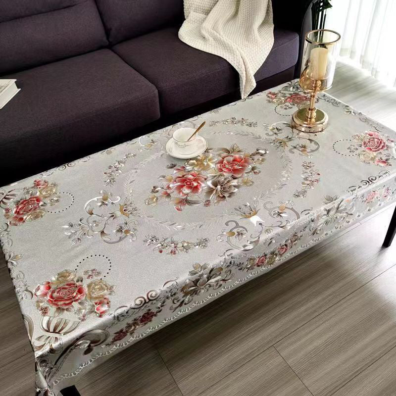 📢📢50 % DE RÉDUCTION !!⏰Nappe multifonctionnelle imperméable et oléofuge à motif floral