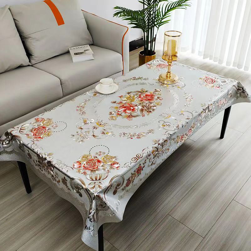 📢📢50 % DE RÉDUCTION !!⏰Nappe multifonctionnelle imperméable et oléofuge à motif floral