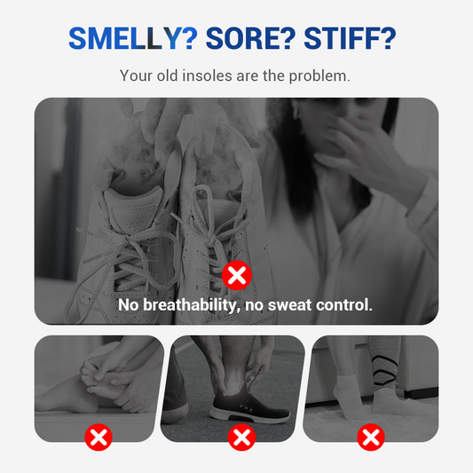 Semelles sportives professionnelles avec soutien de la voûte plantaire et absorption des chocs