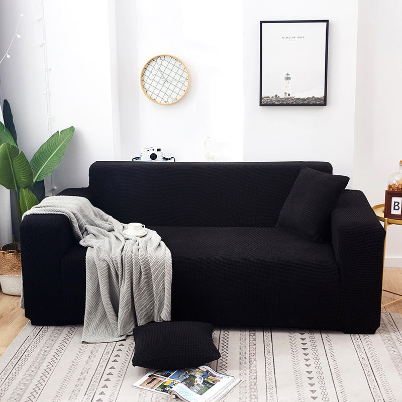 🛋️ 50% DE RÉDUCTION! 🧵 Housse de Canapé Extensible en Maille Jacquard – Anti-Dérapante, Douce & Ajustement Universel 🏠