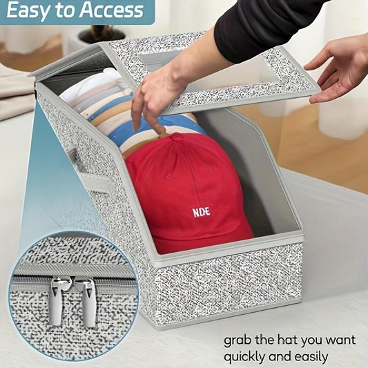 Boîtes de rangement empilables pour casquettes de baseball