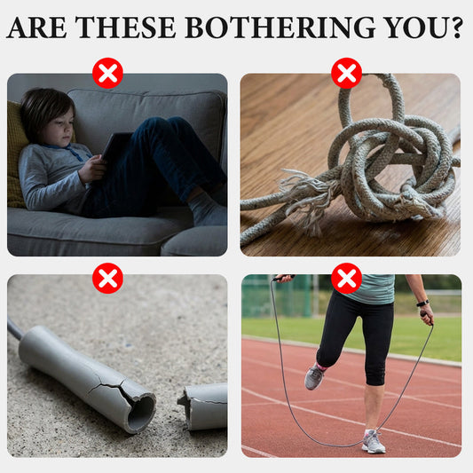 🕹️ ACHETEZ 2, OFFERT 1 ! 🎉 Corde à Sauter LED – 3 Modes Lumineux, Longueur Réglable & Antidérapant ✨📦