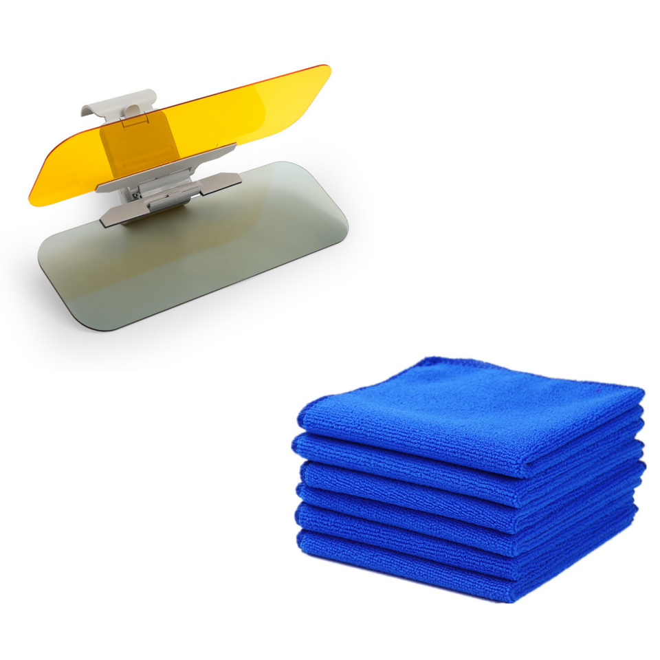 Pare-soleil anti-éblouissement pour voiture, jour et nuit