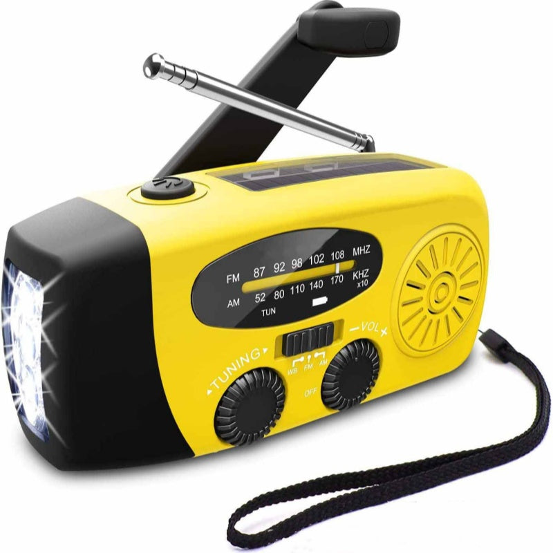 Radio d’Urgence Solaire Portable Multifonction