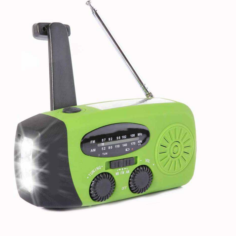 Radio d’Urgence Solaire Portable Multifonction