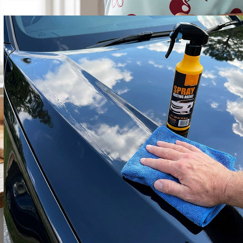 Spray céramique 3 en 1 SiO₂ Quick Coat – Lavage sans eau, brillance sans traces et protection anti-pluie