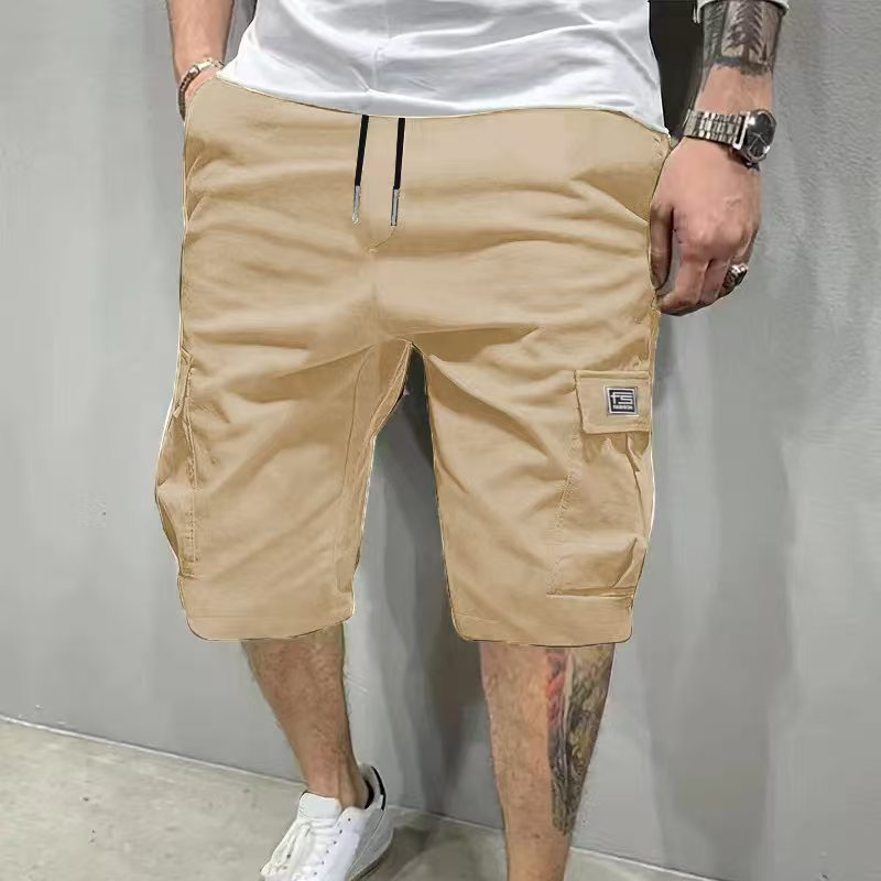 🎁61% DE RÉDUCTION ! 🔥👖 Short Cargo Homme Décontracté – À Poches Multiples & Cordon Ajustable