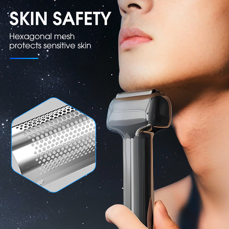 💎 50% DE RÉDUCTION ! 💎 Rasoir Électrique Homme Rechargeable – Tête 3D, IPX6 Étanche & USB-C pour un Rasage Silencieux et Précis ✨⚡