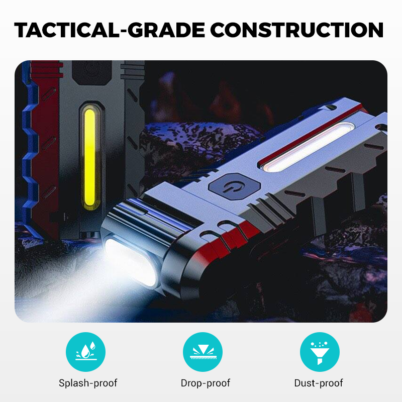 💎 50% DE RÉDUCTION ! 💎 Lampe de Travail LED à Tête Pivotante 180° – Double Faisceau, Base Magnétique & Recharge USB-C 🔦🔋