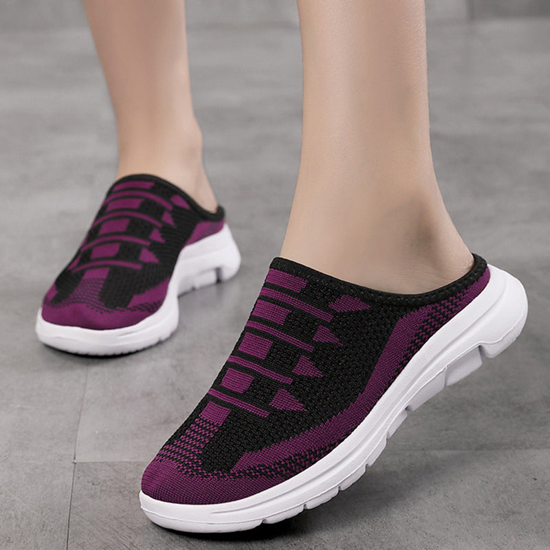 Mules fermées confortables et respirantes